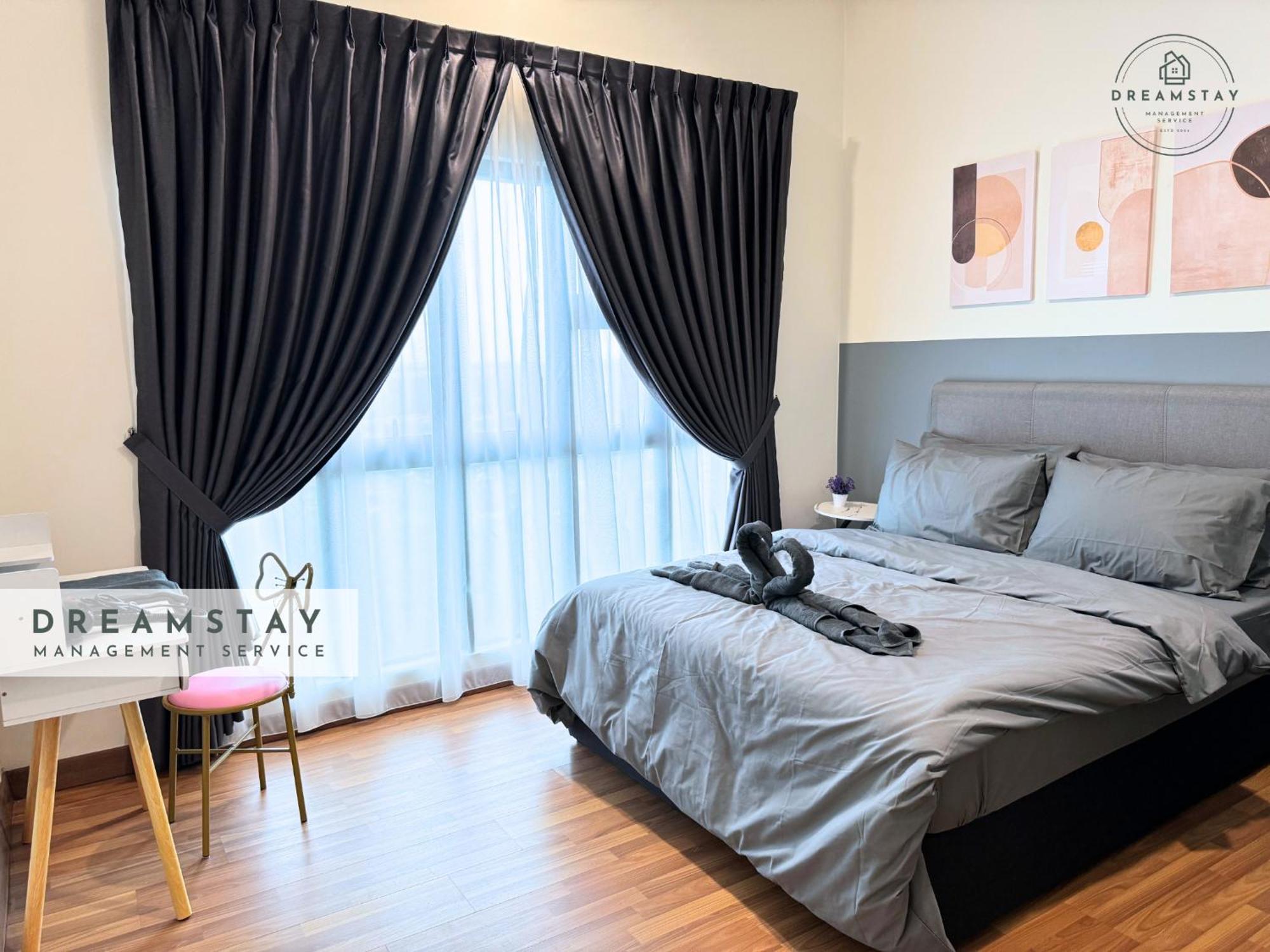 Comfy 6pax - 2br - Bathtub - Game Johor Bahru